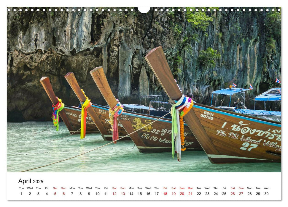 Amazing visit to Thailand (CALVENDO Monthly Calendar 2025)