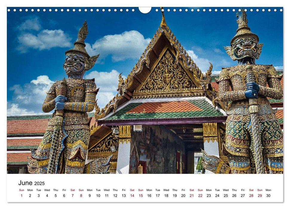 Amazing visit to Thailand (CALVENDO Monthly Calendar 2025)