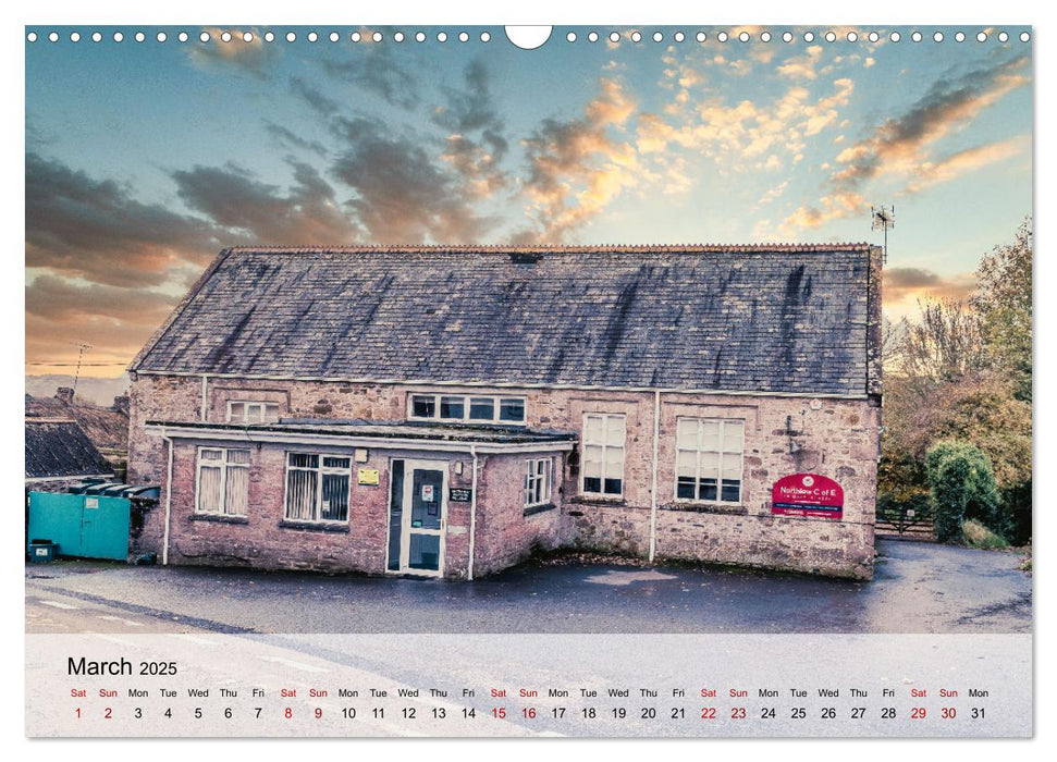 Northlew - A Devon Village (CALVENDO Monthly Calendar 2025)