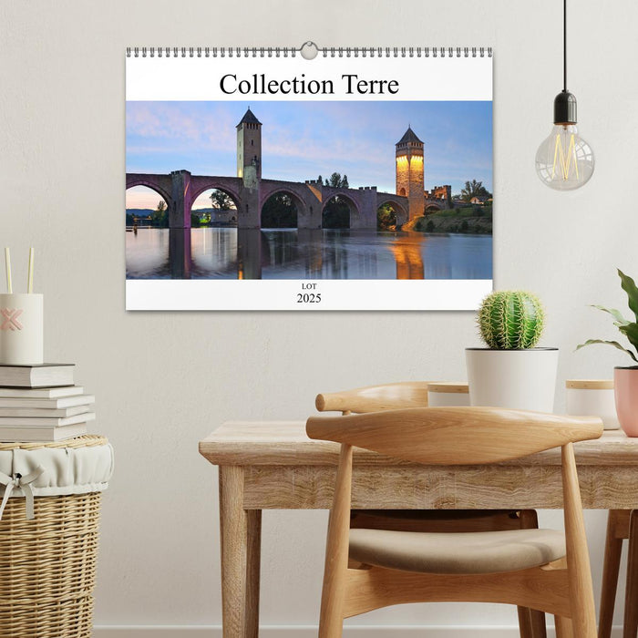 Collection Terre LOT (CALVENDO Calendrier mensuel 2025)