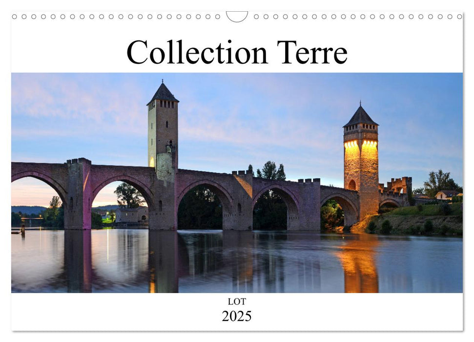 Collection Terre LOT (CALVENDO Calendrier mensuel 2025)