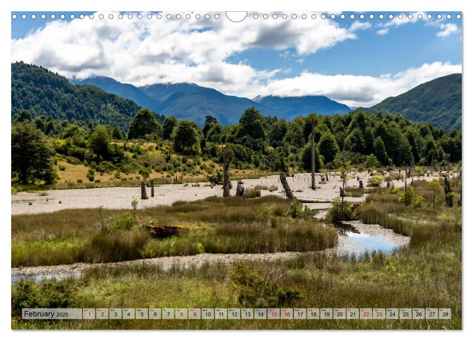 Southern Chile (CALVENDO Monthly Calendar 2025)