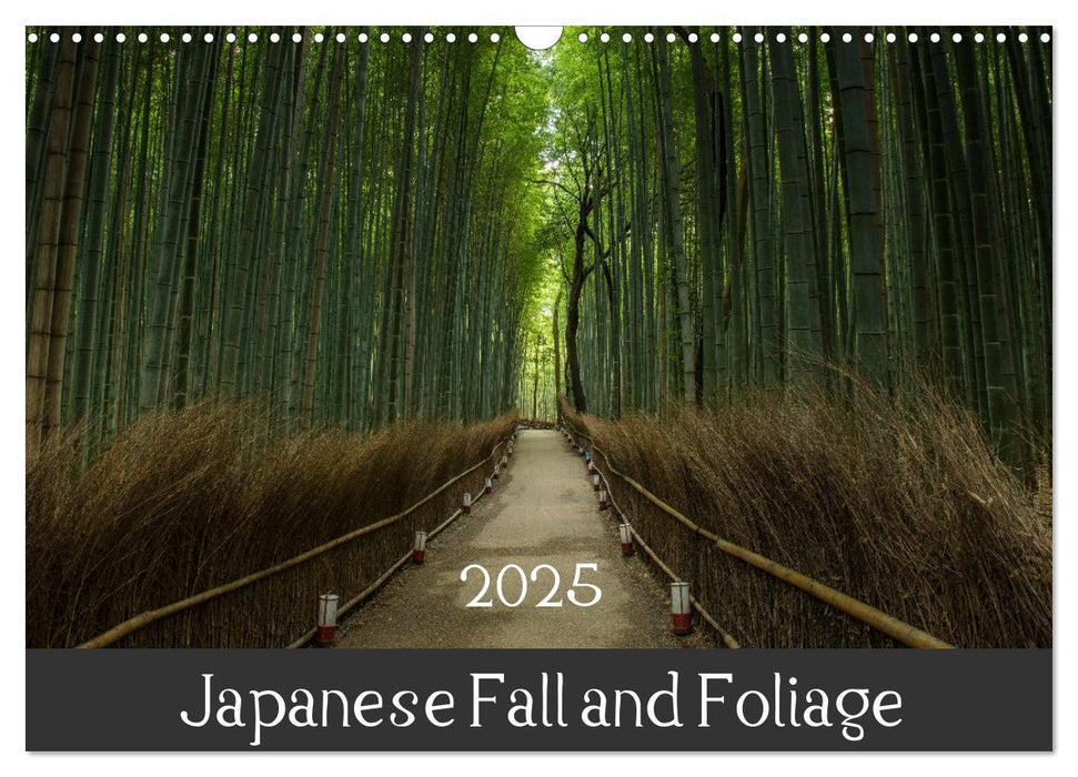 Japanese fall and foliage (CALVENDO Monthly Calendar 2025)