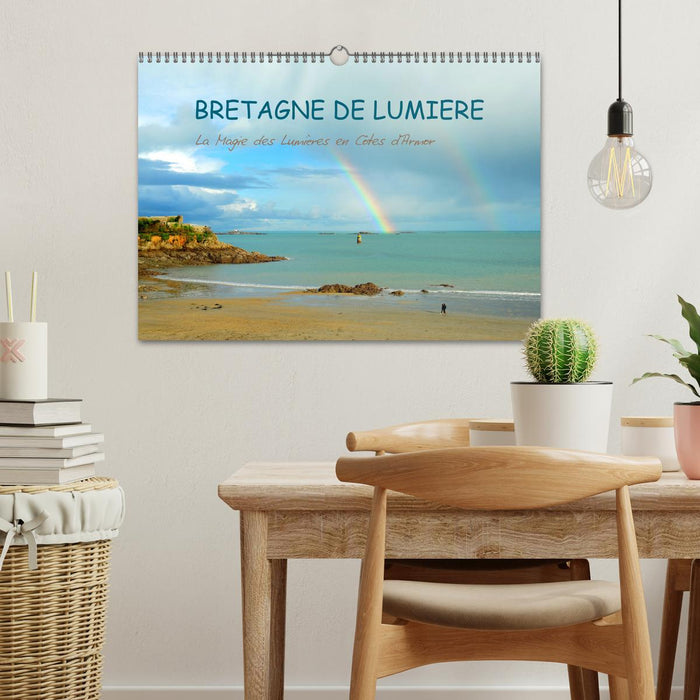 Bretagne de lumière (CALVENDO Calendrier mensuel 2025)