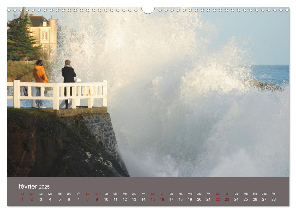 Bretagne de lumière (CALVENDO Calendrier mensuel 2025)