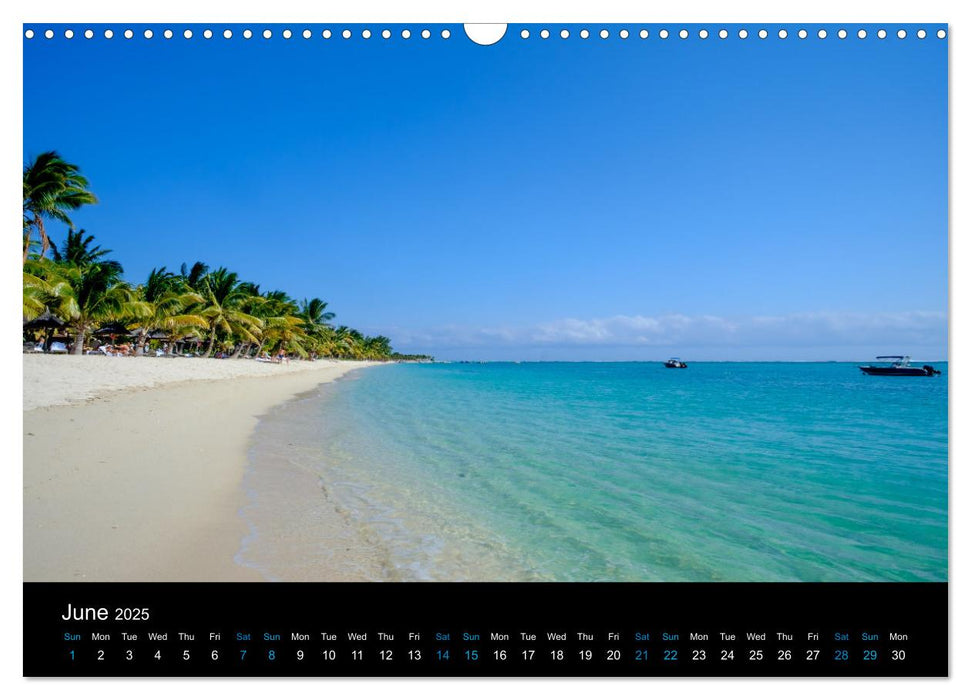 Beautiful Mauritius (CALVENDO Monthly Calendar 2025)