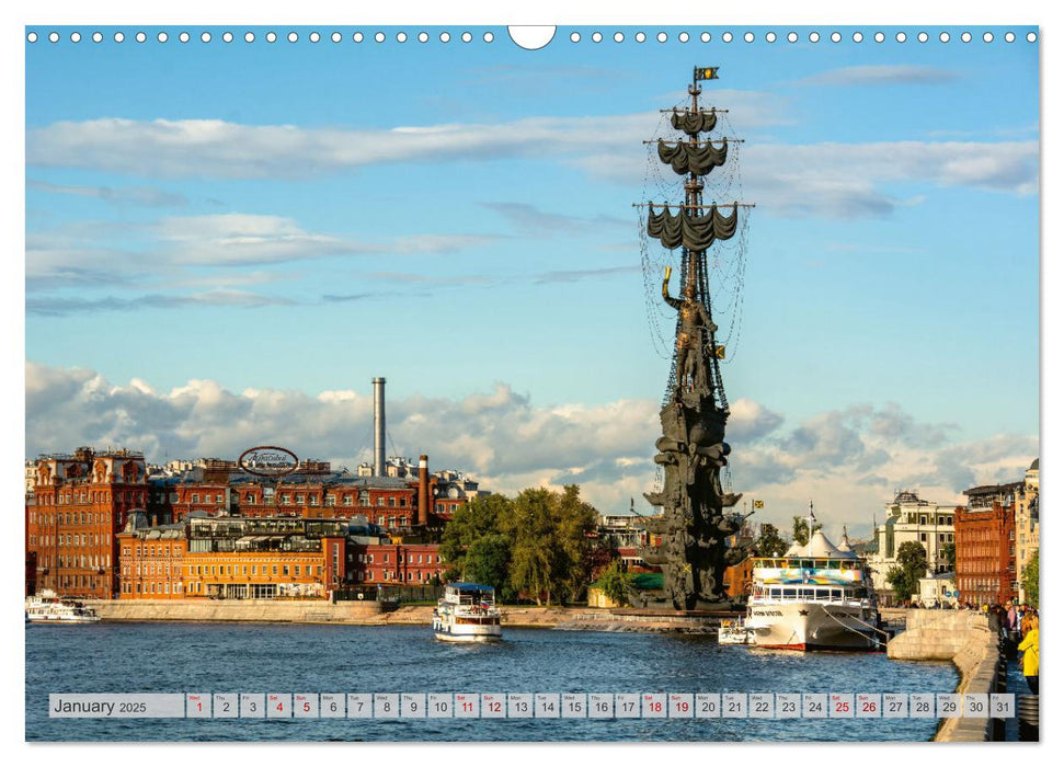 Moscow Perspectives (CALVENDO Monthly Calendar 2025)