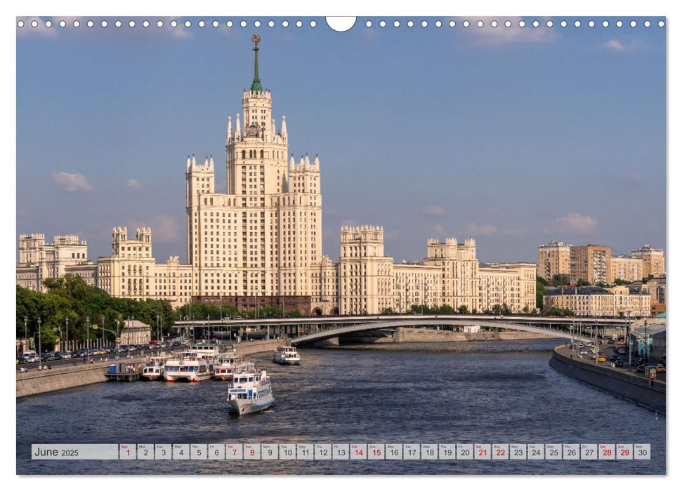 Moscow Perspectives (CALVENDO Monthly Calendar 2025)