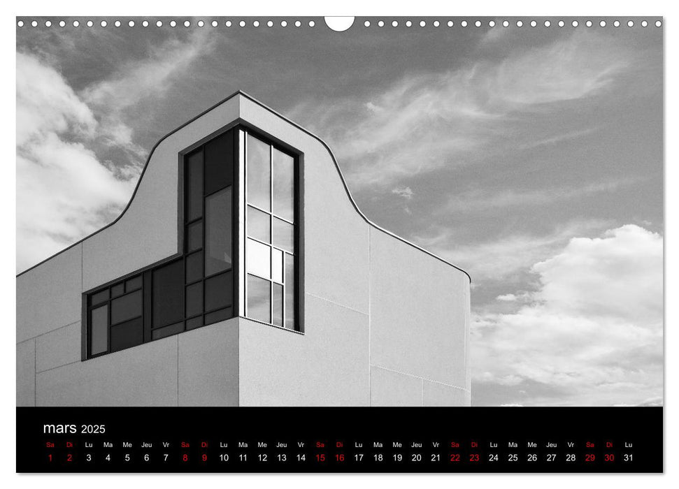 Top architecture moderne (CALVENDO Calendrier mensuel 2025)