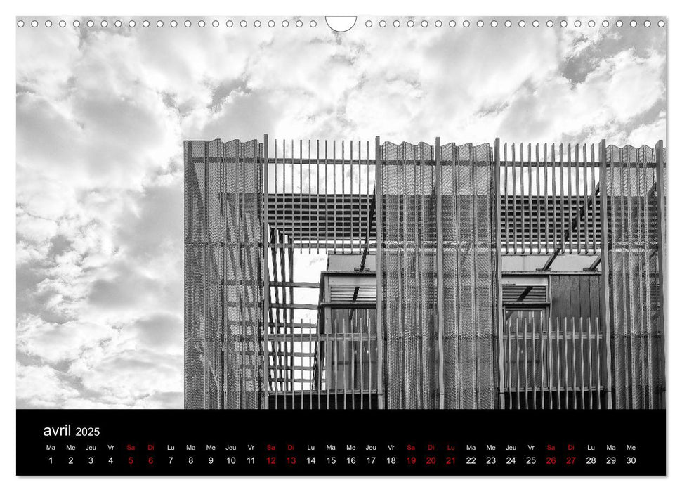 Top architecture moderne (CALVENDO Calendrier mensuel 2025)