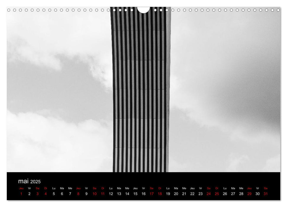 Top architecture moderne (CALVENDO Calendrier mensuel 2025)