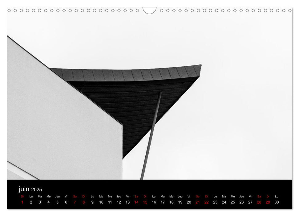 Top architecture moderne (CALVENDO Calendrier mensuel 2025)