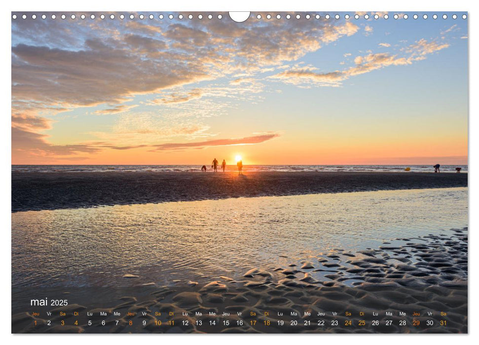 Cayeux-sur-mer en Baie de Somme (CALVENDO Calendrier mensuel 2025)