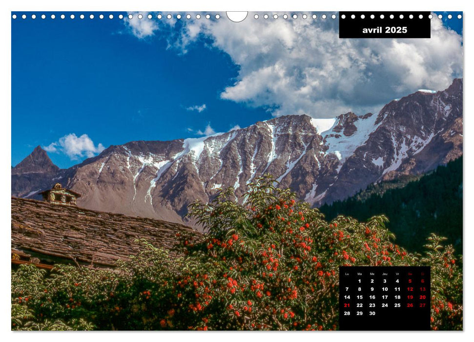 Savoie et Vanoise Sur les sentiers de randonnée (CALVENDO Calendrier mensuel 2025)