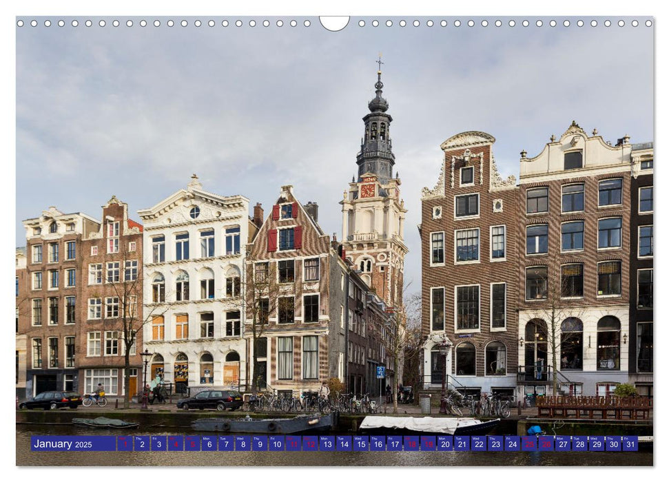 AWESOME AMSTERDAM (CALVENDO Monthly Calendar 2025)