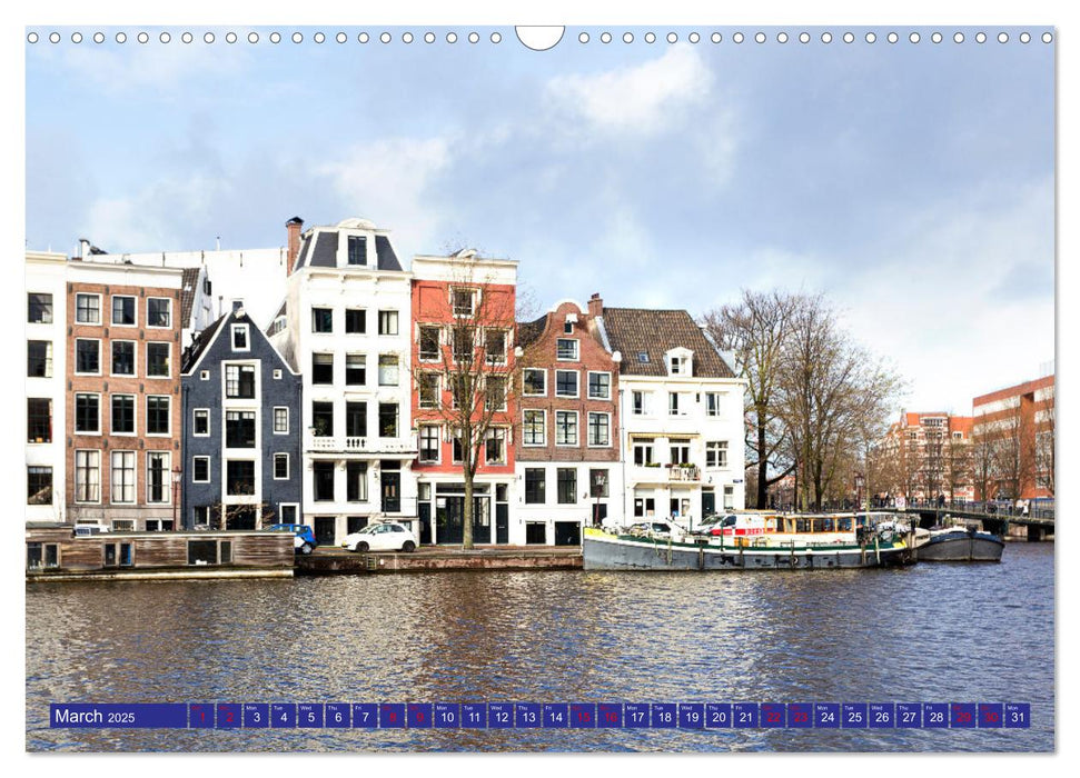 AWESOME AMSTERDAM (CALVENDO Monthly Calendar 2025)