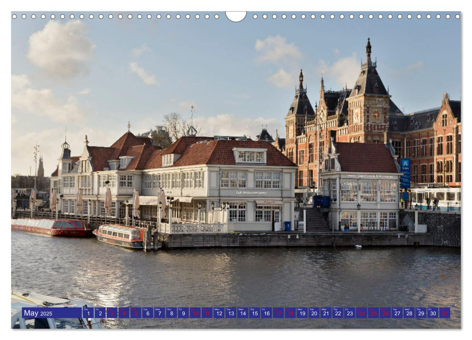 AWESOME AMSTERDAM (CALVENDO Monthly Calendar 2025)