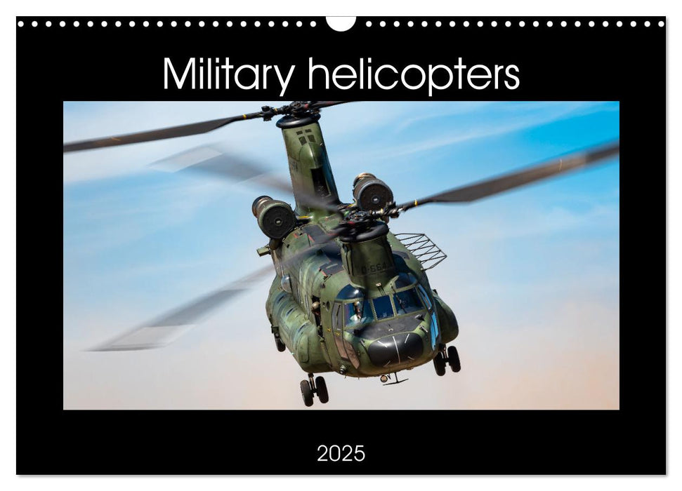 Military helicopters (CALVENDO Monthly Calendar 2025)