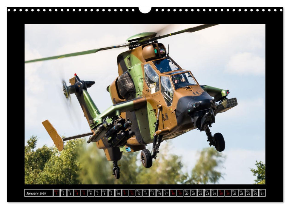 Military helicopters (CALVENDO Monthly Calendar 2025)