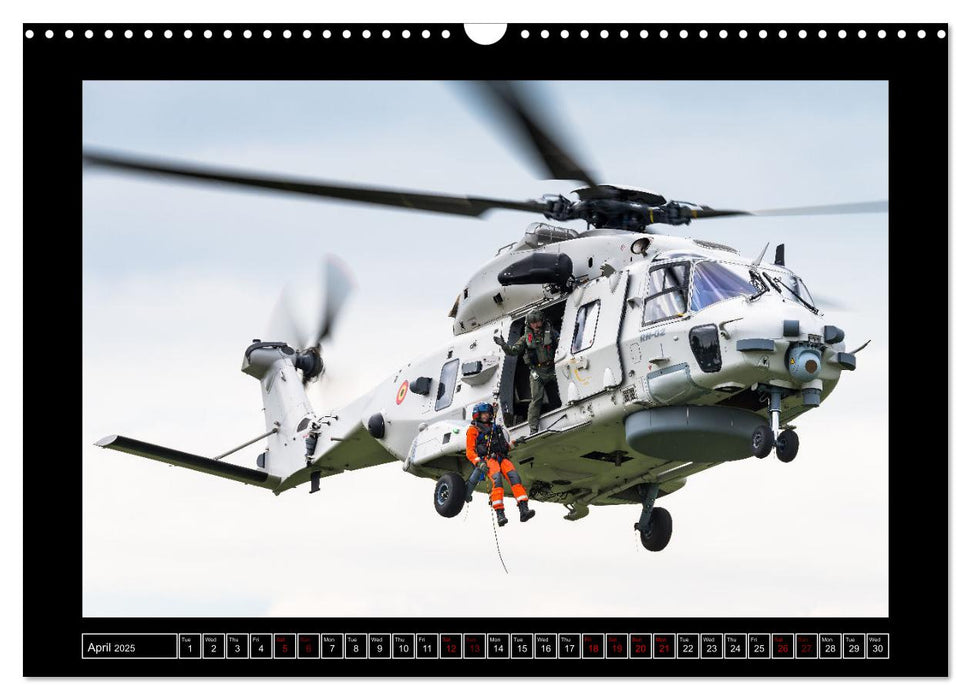 Military helicopters (CALVENDO Monthly Calendar 2025)