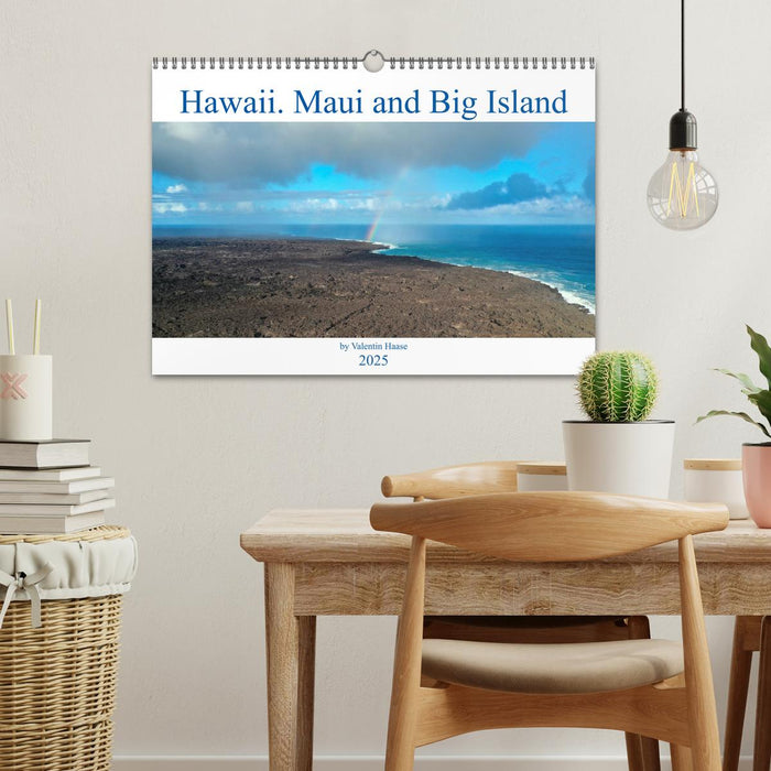 Hawaii, Maui and Big Island (CALVENDO Monthly Calendar 2025)