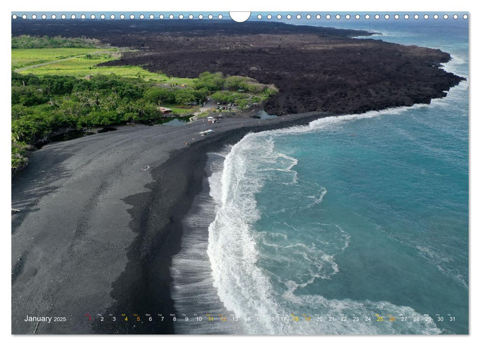 Hawaii, Maui and Big Island (CALVENDO Monthly Calendar 2025)