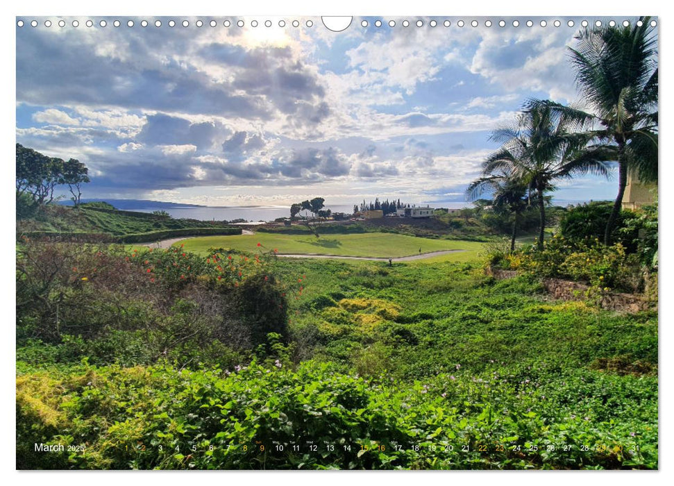 Hawaii, Maui and Big Island (CALVENDO Monthly Calendar 2025)