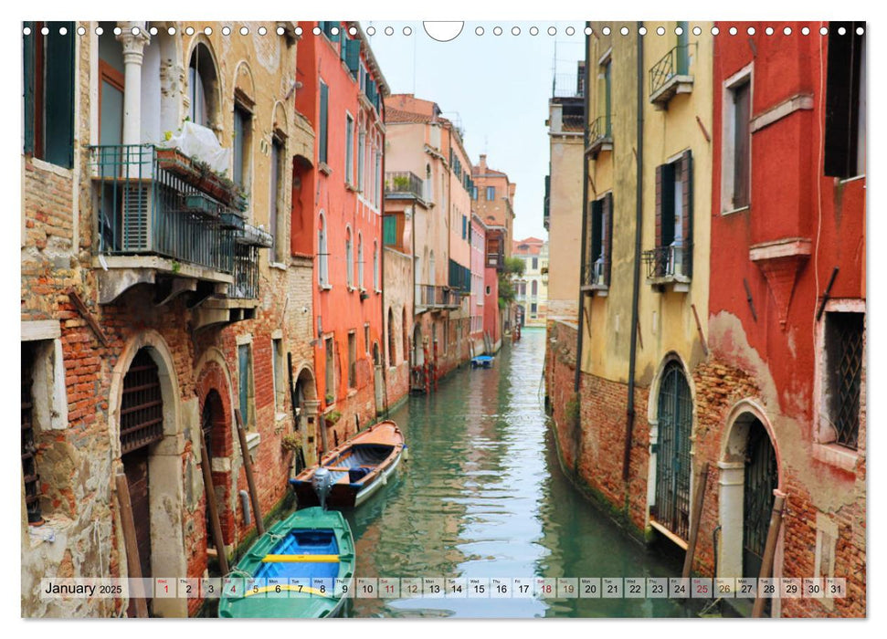 Wonderful Venice (CALVENDO Monthly Calendar 2025)