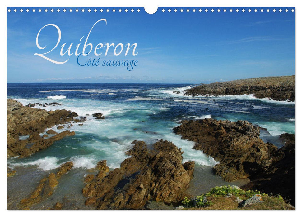 Quiberon Côté sauvage (CALVENDO Calendrier mensuel 2025)