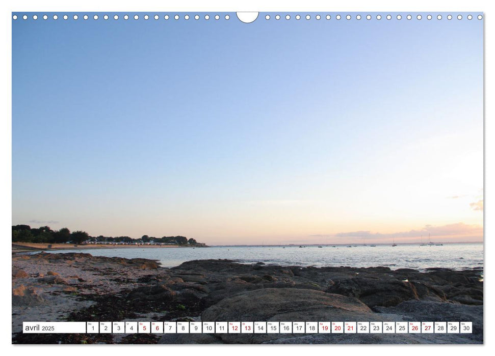 Quiberon Côté sauvage (CALVENDO Calendrier mensuel 2025)