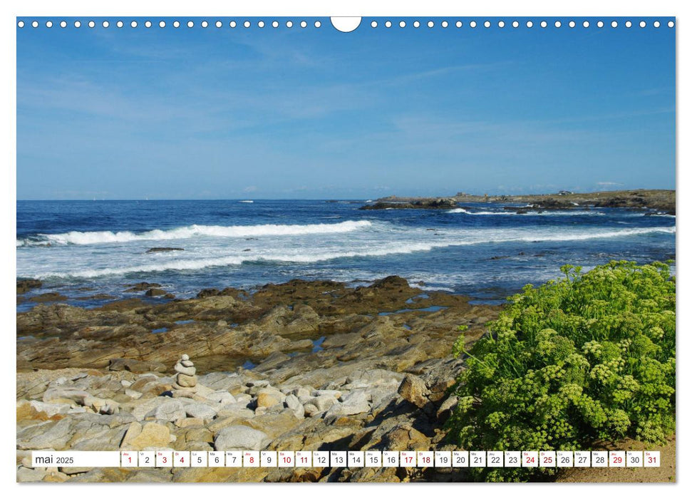 Quiberon Côté sauvage (CALVENDO Calendrier mensuel 2025)