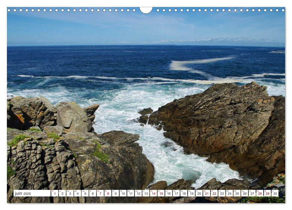 Quiberon Côté sauvage (CALVENDO Calendrier mensuel 2025)