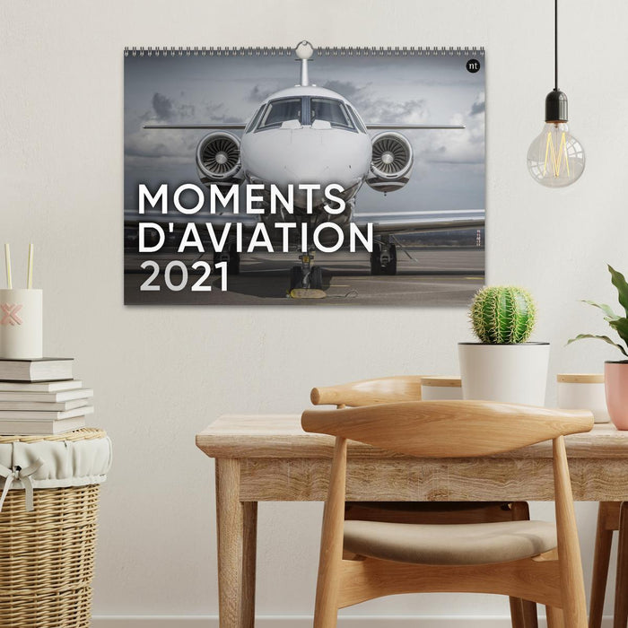 MOMENTS D´AVIATION 2025 (CALVENDO Calendrier mensuel 2025)