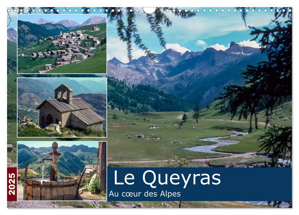 Le Queyras au cœur des Alpes (CALVENDO Calendrier mensuel 2025)