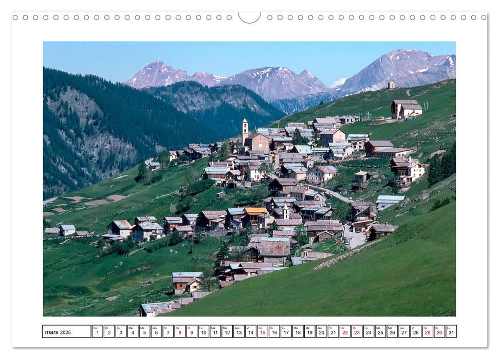 Le Queyras au cœur des Alpes (CALVENDO Calendrier mensuel 2025)