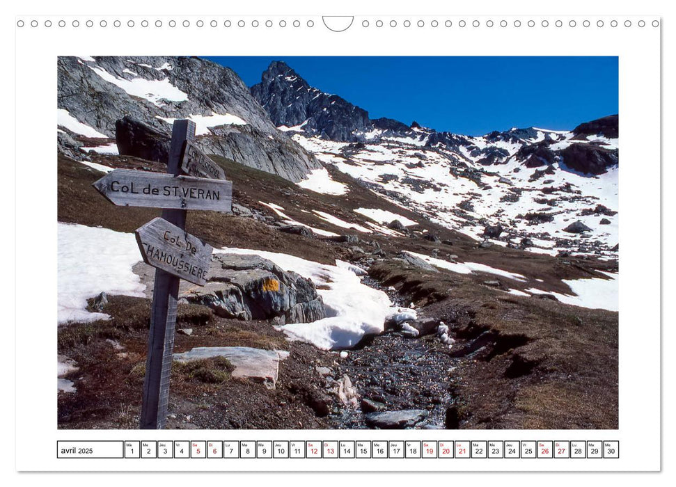 Le Queyras au cœur des Alpes (CALVENDO Calendrier mensuel 2025)