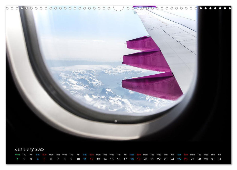 AVIATION MOMENTS 2025 (CALVENDO Monthly Calendar 2025)