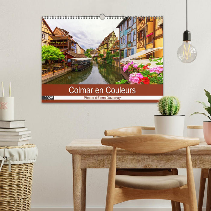 Colmar en Couleurs (CALVENDO Calendrier mensuel 2025)