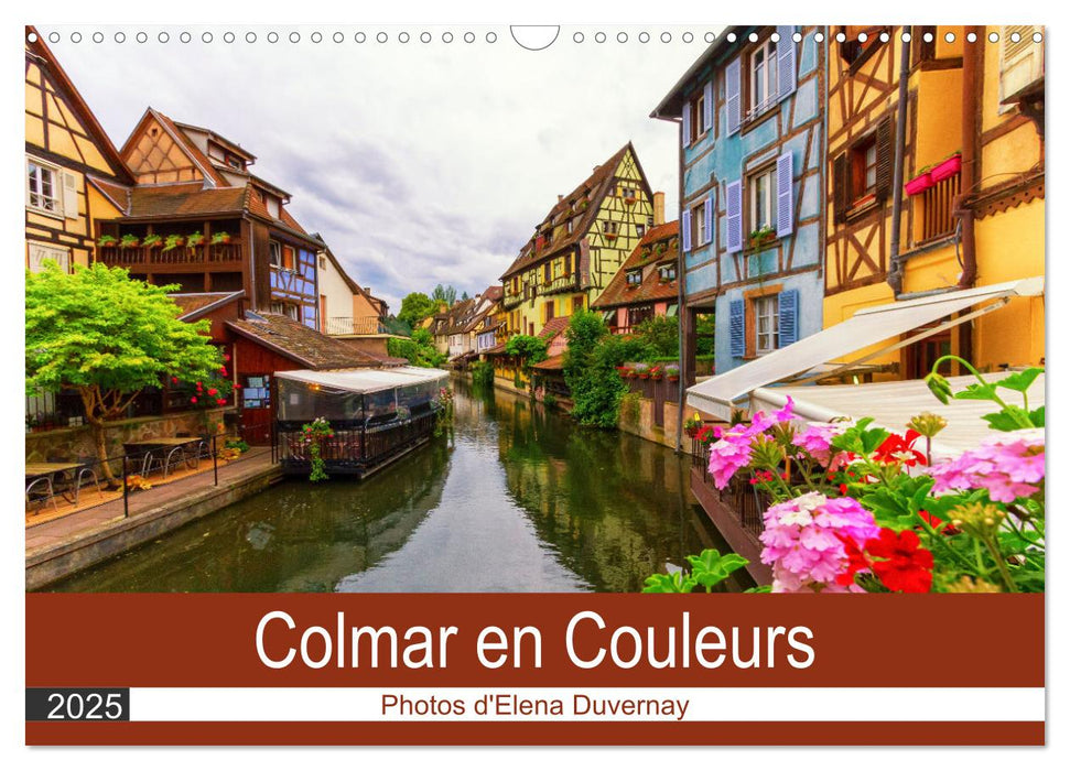 Colmar en Couleurs (CALVENDO Calendrier mensuel 2025)