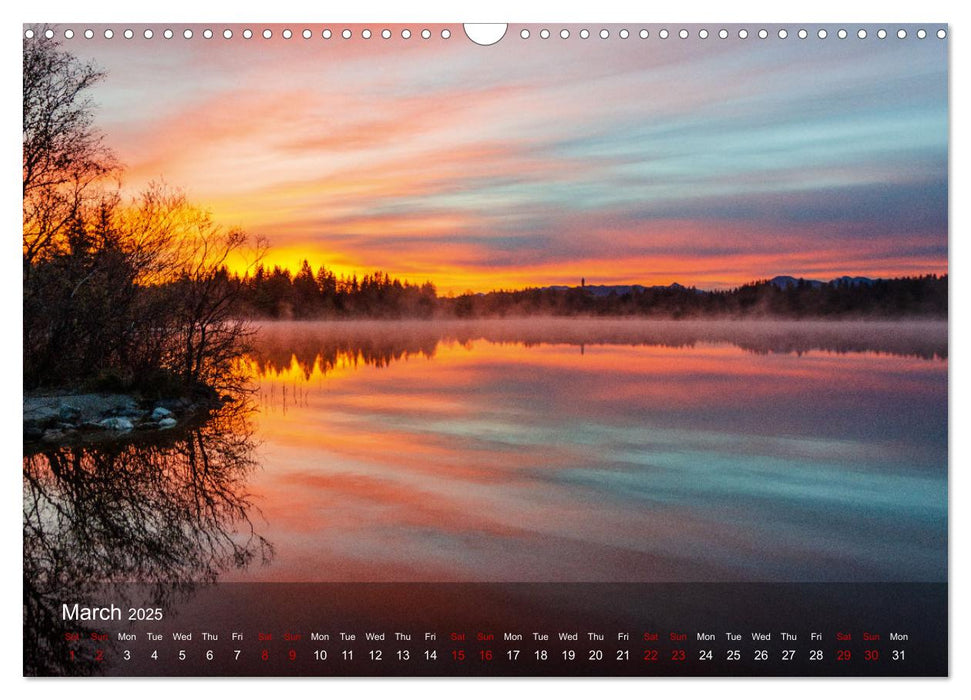 German and Austrian Alps (CALVENDO Monthly Calendar 2025)