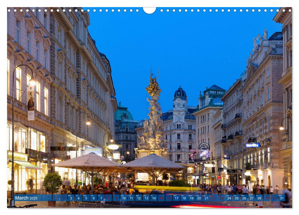 Splendid Vienna (CALVENDO Monthly Calendar 2025)