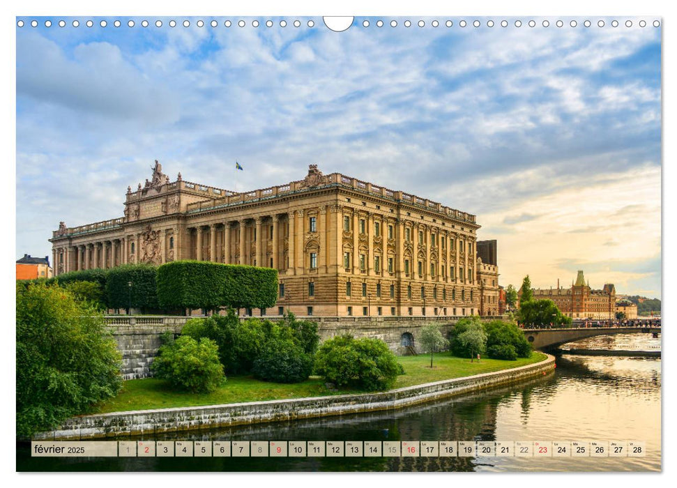 Stockholm - Vues maritimes (CALVENDO Calendrier mensuel 2025)
