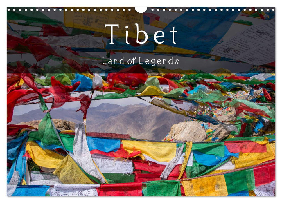 Tibet Land of Legends (CALVENDO Monthly Calendar 2025)