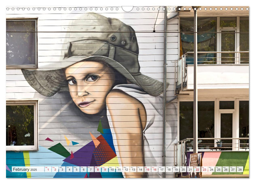 COLOGNE STREETART GALLERY (CALVENDO Monthly Calendar 2025)