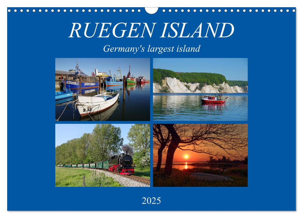 Ruegen Island (CALVENDO Monthly Calendar 2025)