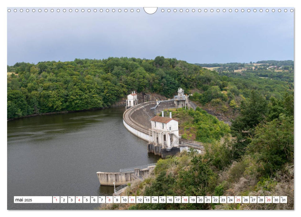 Entre Creuse et Berry la vallée des peintres (CALVENDO Calendrier mensuel 2025)