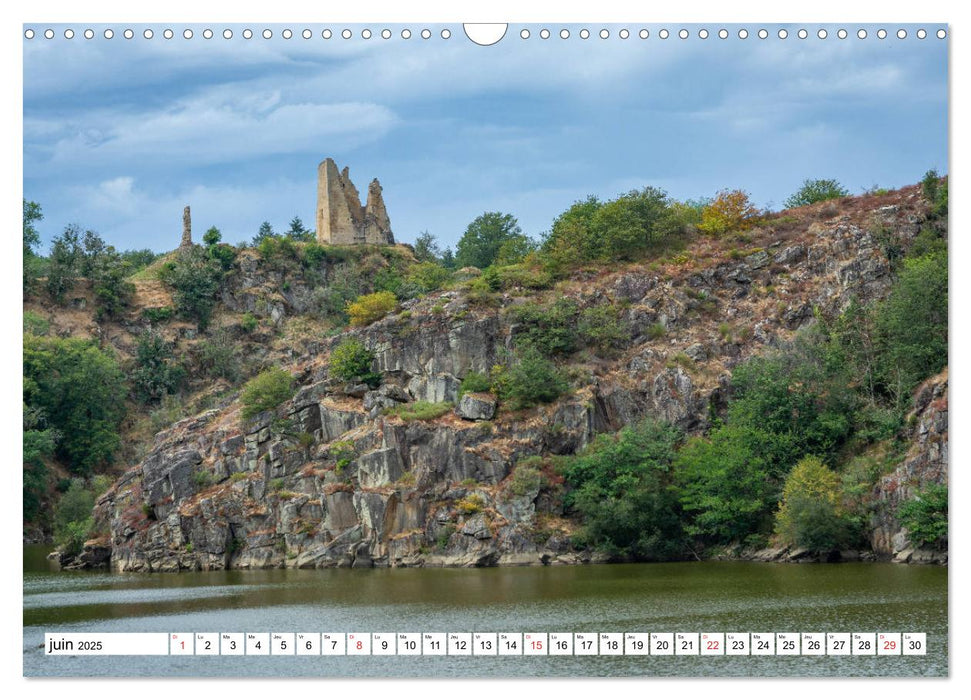 Entre Creuse et Berry la vallée des peintres (CALVENDO Calendrier mensuel 2025)