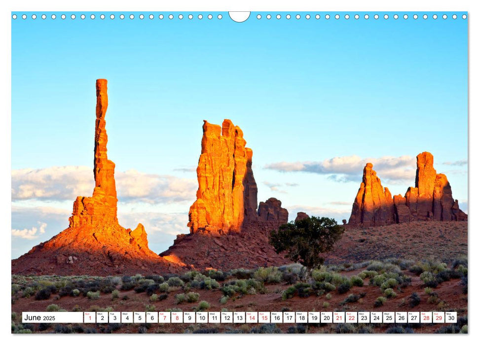 USA The American Southwest - Canyons and deserts (CALVENDO Monthly Calendar 2025)