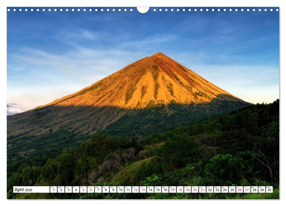 Indonesia - Nature wonders of Flores and Komodo (CALVENDO Monthly Calendar 2025)