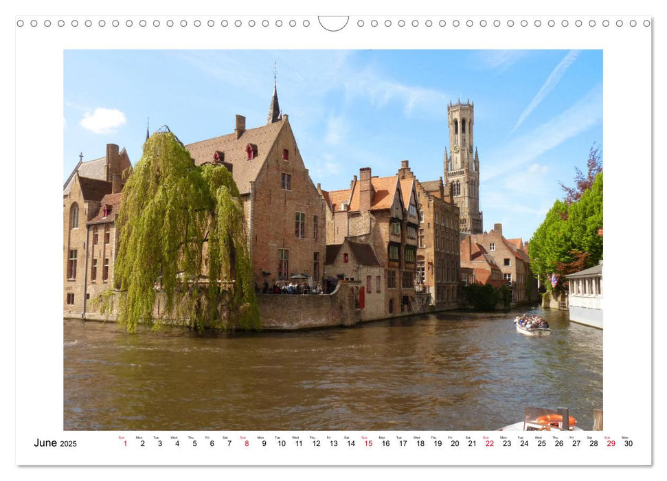 Enjoy Bruges (CALVENDO Monthly Calendar 2025)